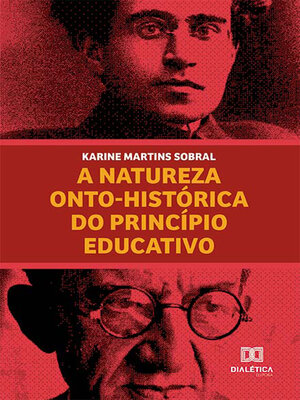 cover image of A natureza onto-histórica do princípio educativo